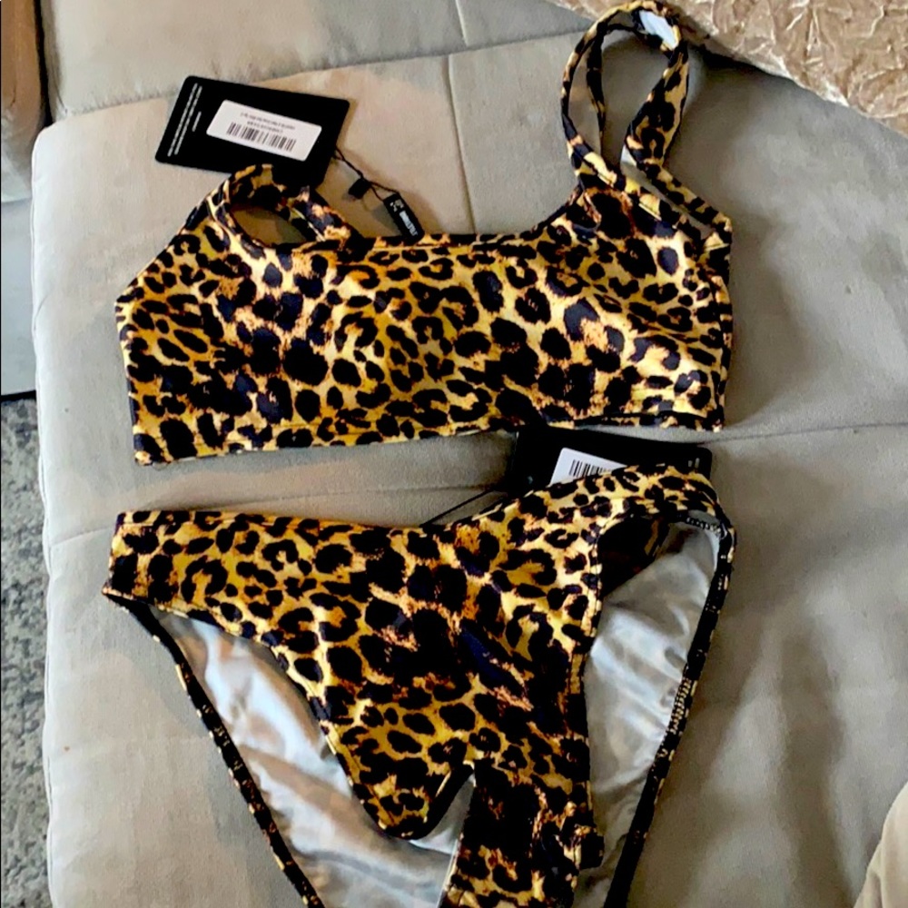 Leopard Print Bathing Suit